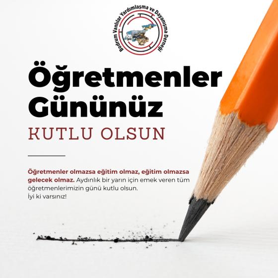 24 KASIM ÖĞRETMENLER GÜNÜ MESAJI